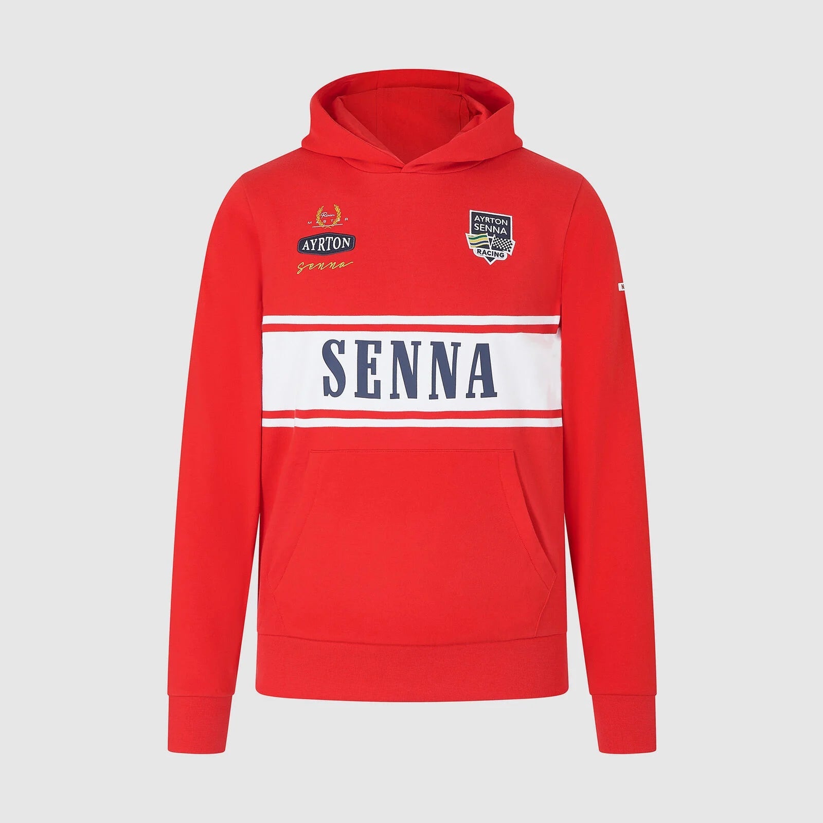 Ayrton Senna Men's Legacy Hoody- Red