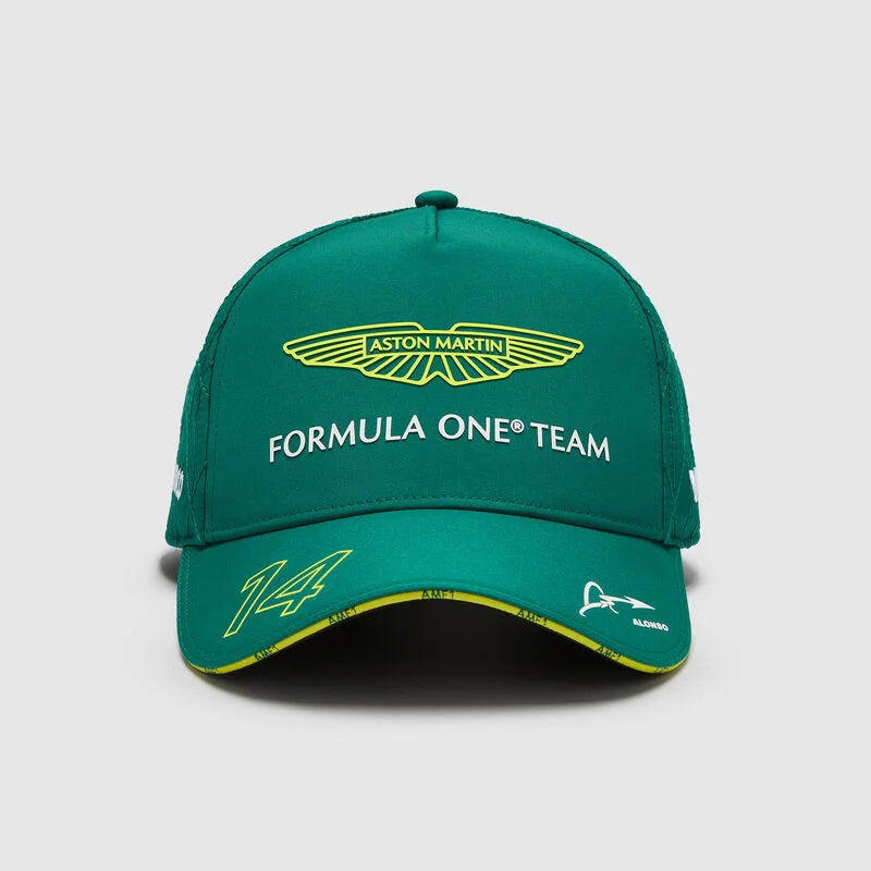 Aston Martin F1 2024 Kids Fernando Alonso Team Hat- Youth Green