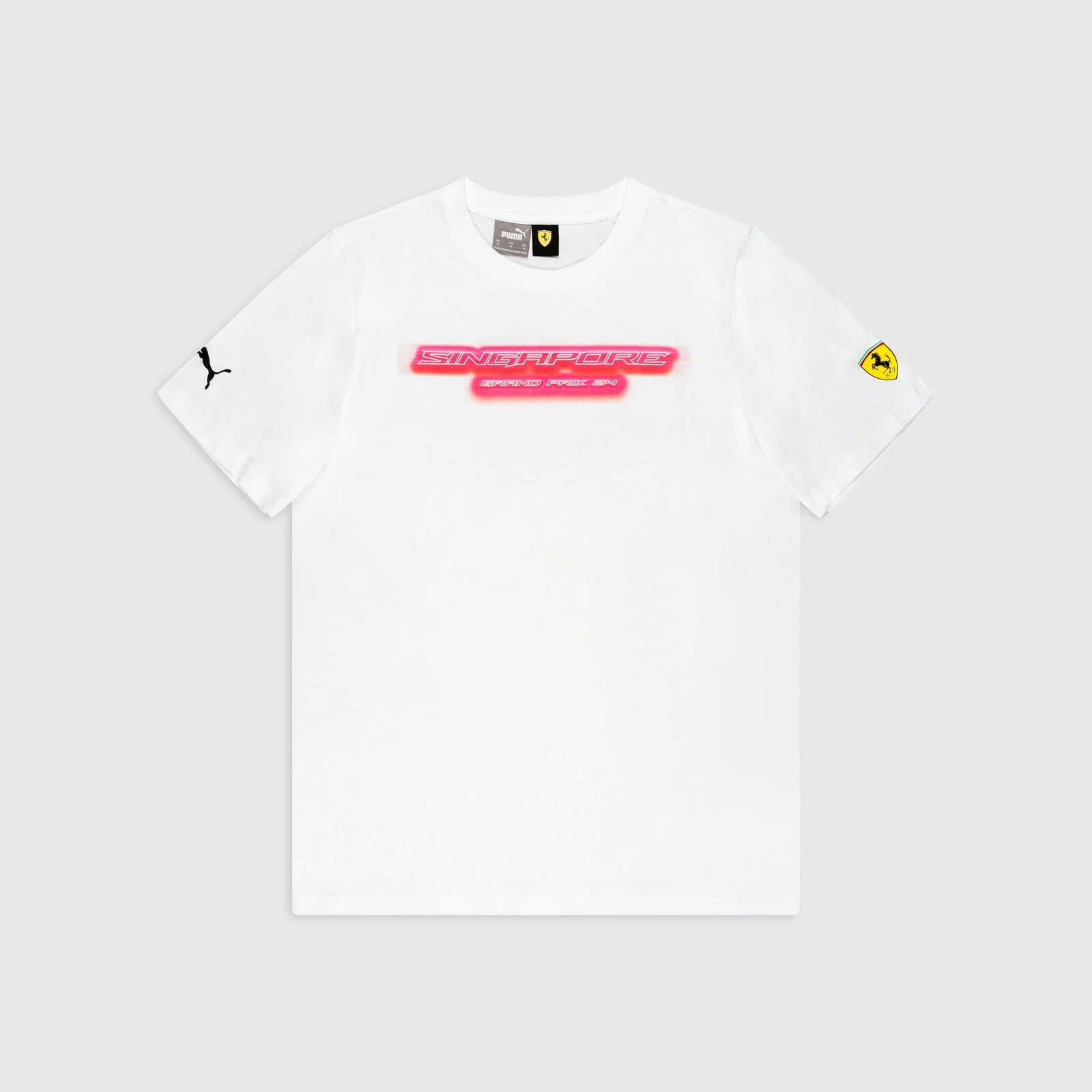 Scuderia Ferrari F1 Special Edition Singapore GP T-Shirt - White