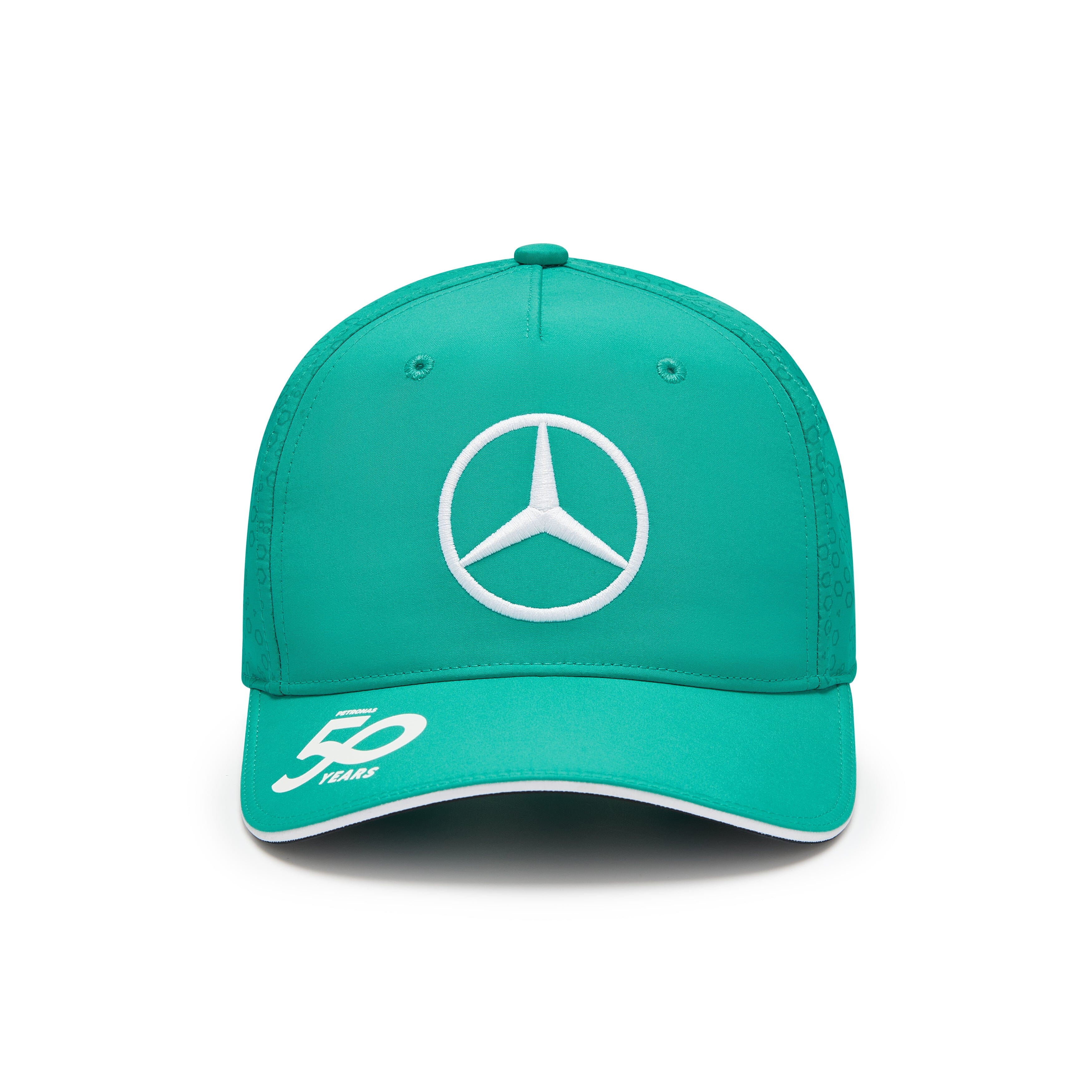 Mercedes AMG Petronas F1 2024 Team "50 Years" Baseball Hat- Green