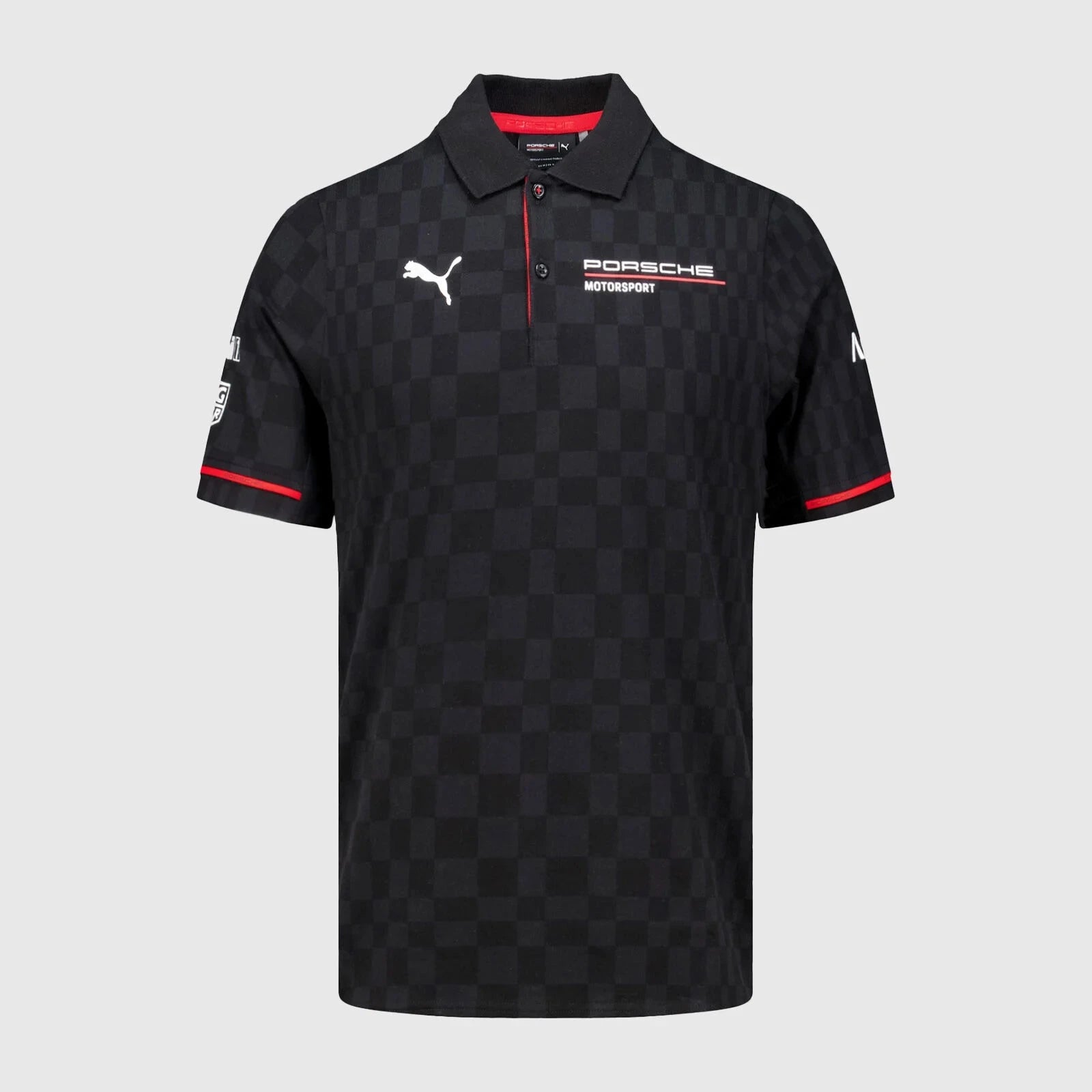 Porsche Motorsport Men's Team Polo Shirt - Black