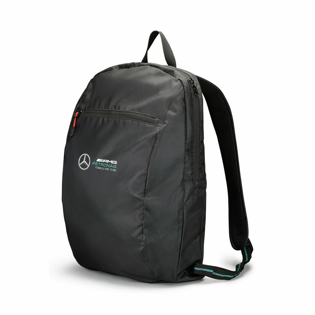 Pre-owned Mercedes-benz Original Mercedes-amg Petronas Travel Bag Sport Bag  Black B67996380