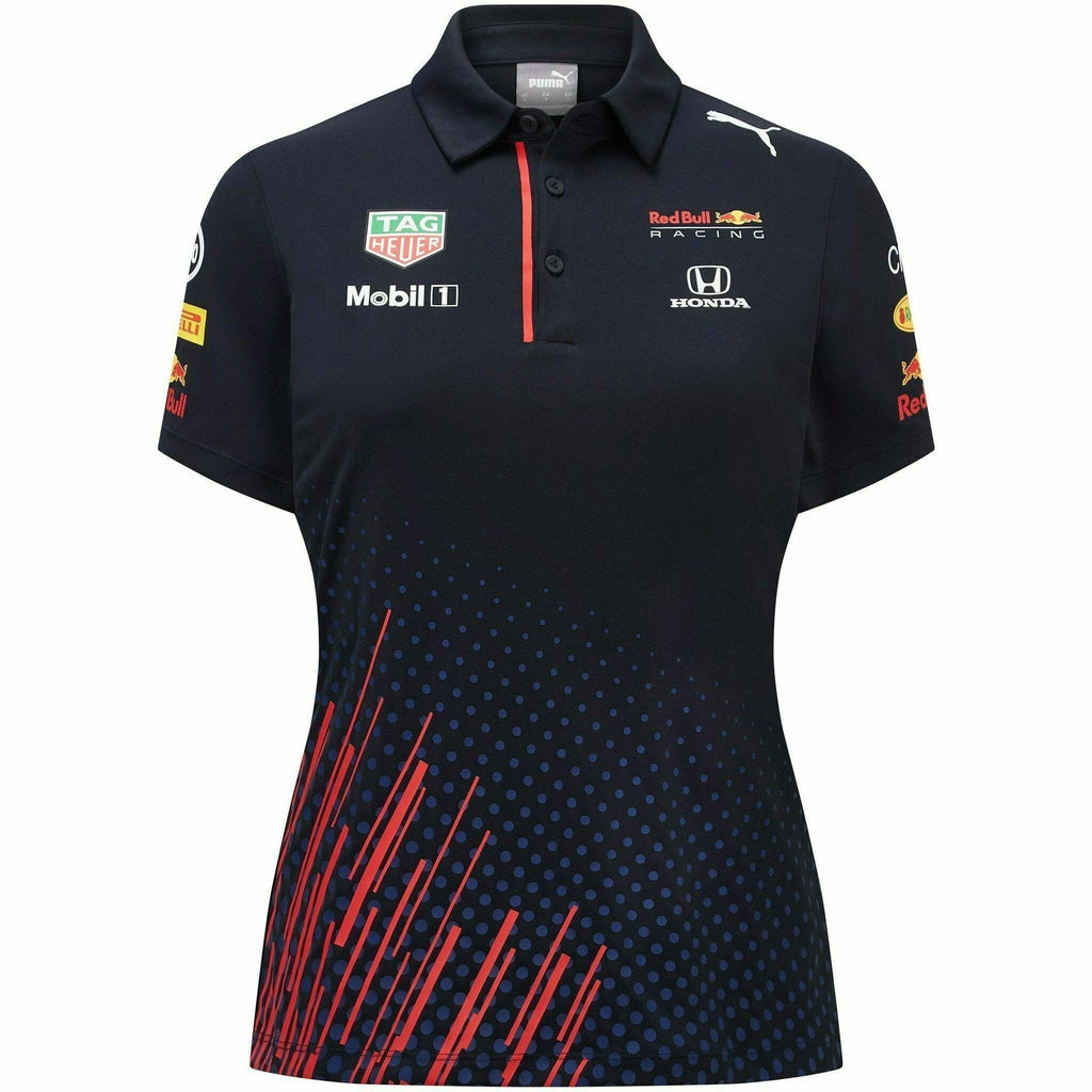 Red Bull Racing F1 Women's 2021 Team Polo Shirt- Navy