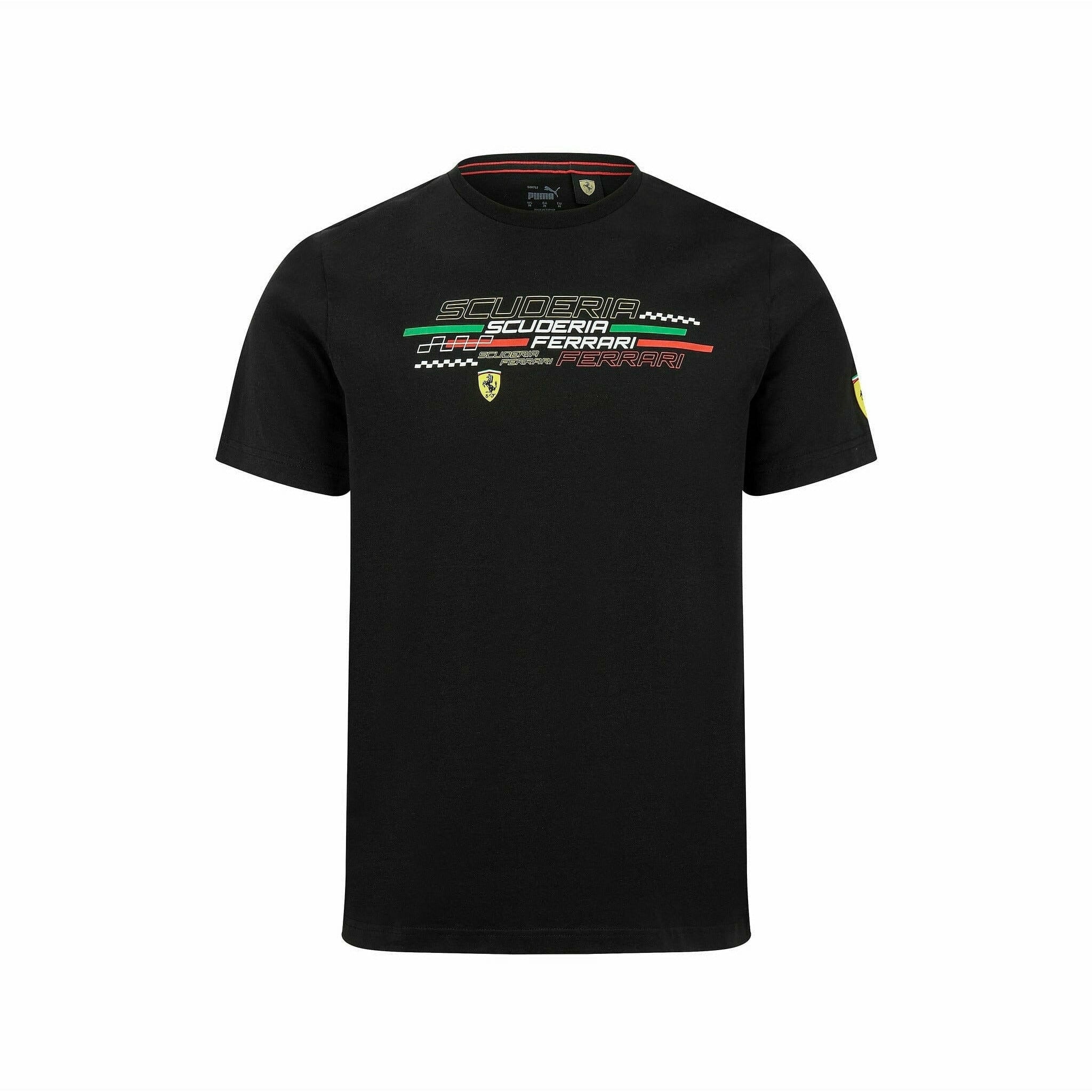 Scuderia Ferrari Men's Puma Graphic T-Shirt-Red/Black