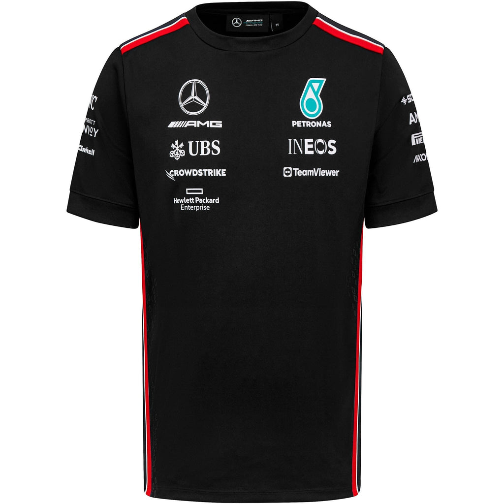  Mercedes AMG Petronas F1 Men's Classic Polo Shirt Black :  Sports & Outdoors
