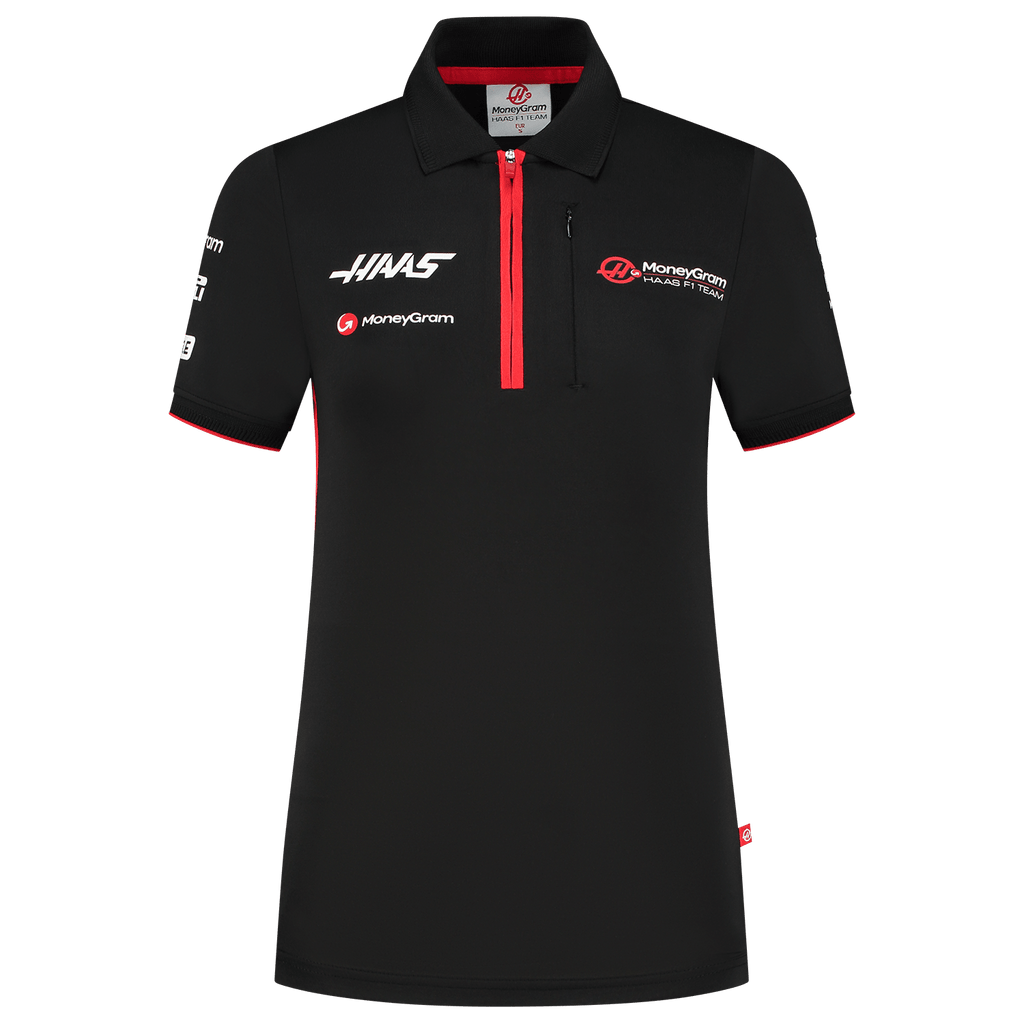 Haas Racing F1 2023 Women's Team Fitted Polo Shirt - Black – CMC ...