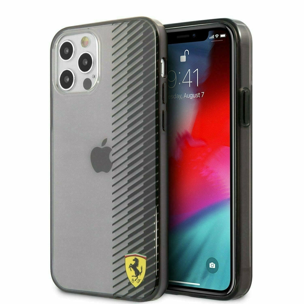 iPhone 14 Plus - PC/TPU Black Gradient Case Allover Scuderia And