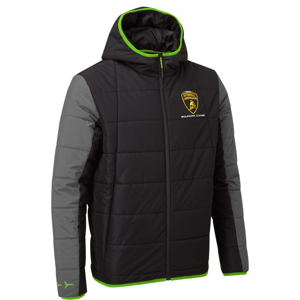 Automobili Lamborghini Squadra Corse Men's Travel Padded Jacket Black ...