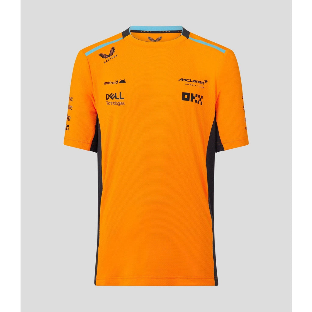 McLaren F1 Racing Flowery Orange Hawaiian Shirt And Short - Tagotee