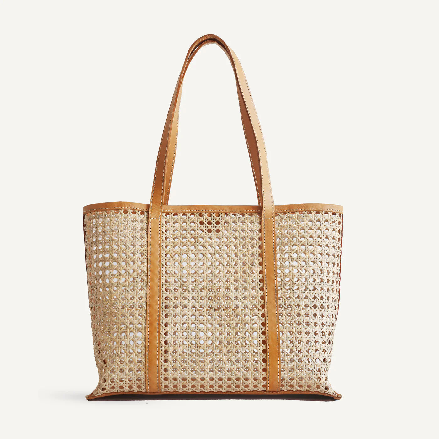 Bembien Luna Bag in Cream Rattan – Serafina