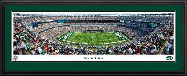 Jets Panoramic Framed photo print  - MetLife Stadium NFL Fan Cave Decor