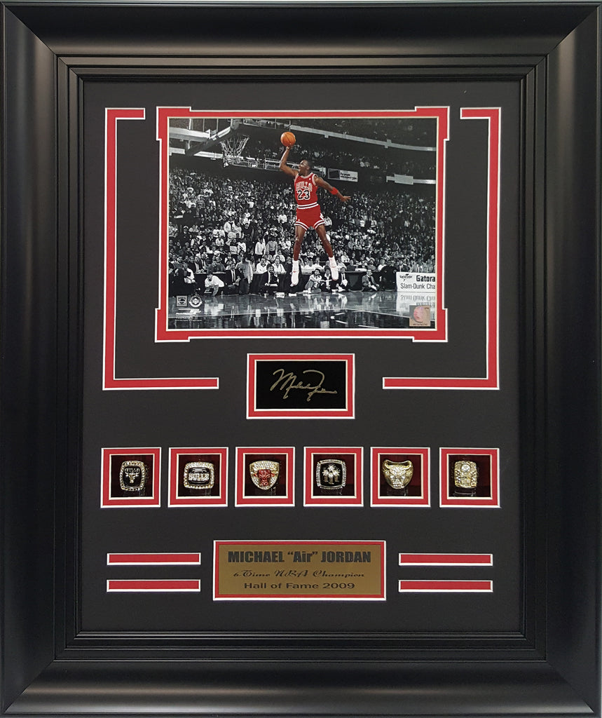 Rings Frame- Bulls Michael Jordan 6 