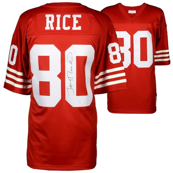 jerry rice framed jersey