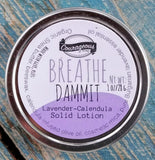 BREATHE DAMMIT Lavender Calendula Solid Lotion
