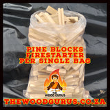 Kindling / Fire Starters - Pine - Per Single Bag | The Wood Gurus