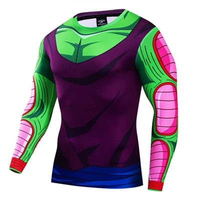 Dragon Ball Z Piccolo Long Sleeve Compression Shirt Animepond