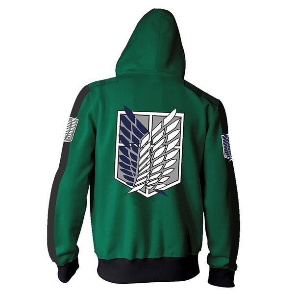 Attack on Titan Wings of Freedom Hoodie – AnimePond