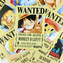 One Piece Wanted Poster X 9 Animepond