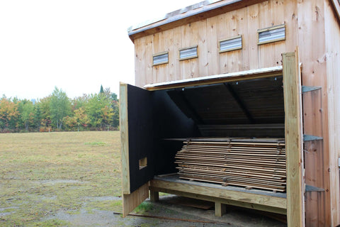 Drying lumber for LeHay's Shaker Boxes