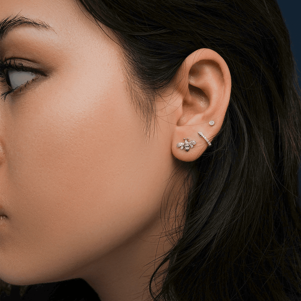 Pave Earrings