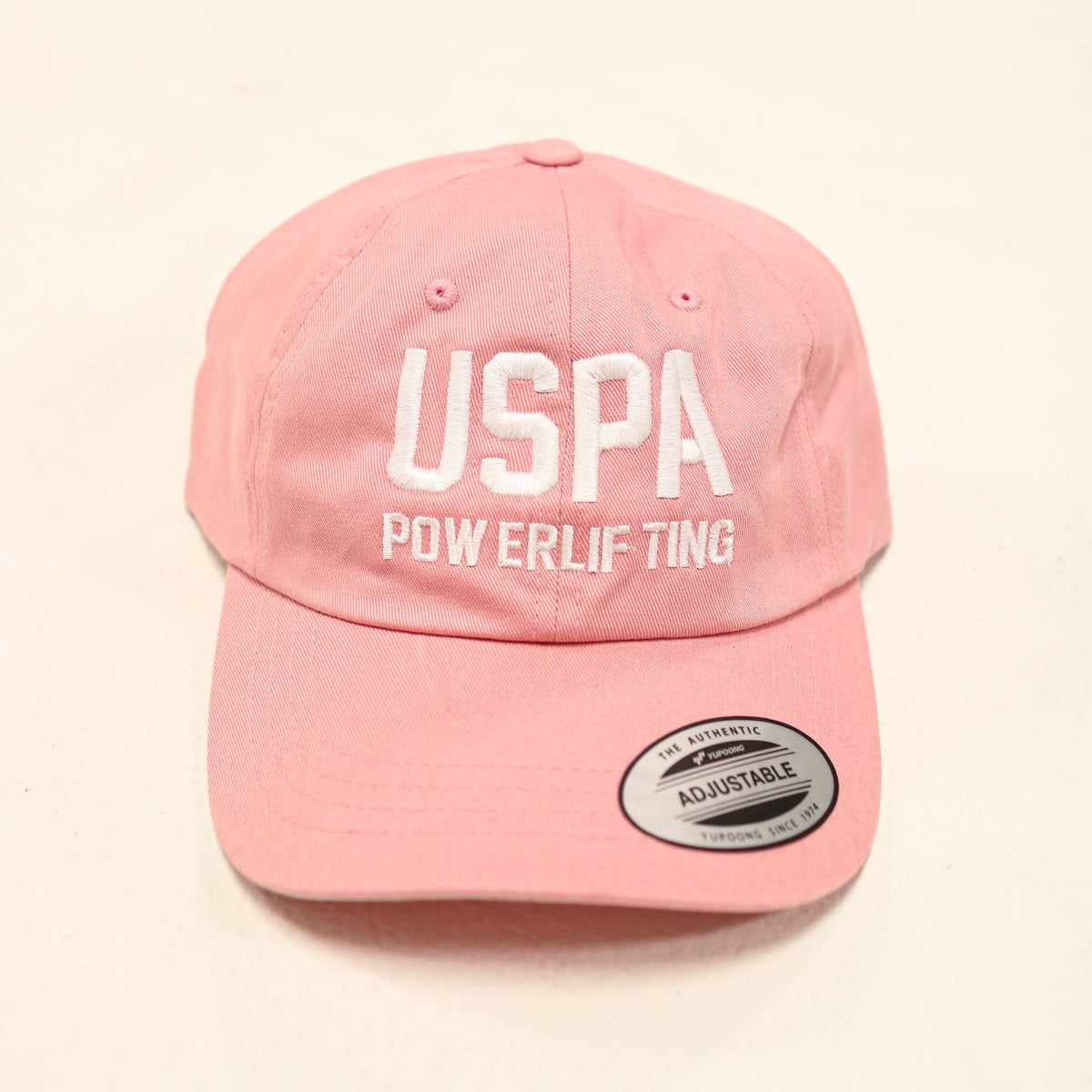 USPA Powerlifting Dad Hat - Pink – USPA eStore