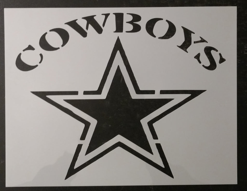 Cowboys Dallas Star Custom Stencil My Custom Stencils