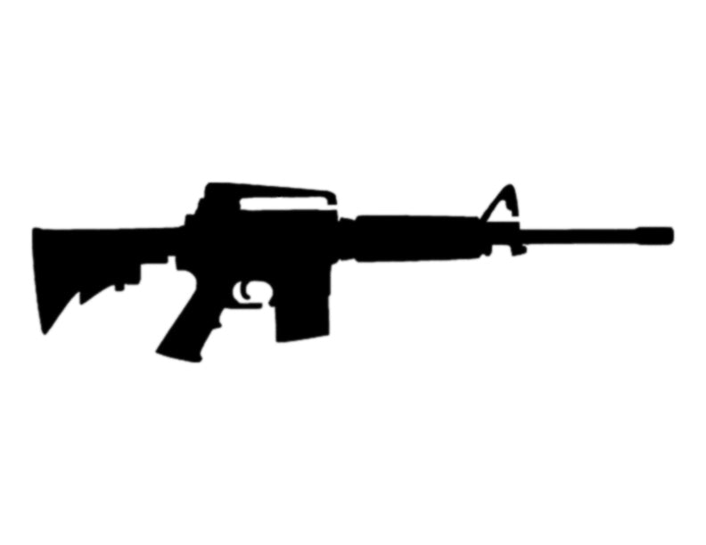 AR-15 Color Fill Stencil - wide 11