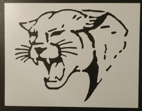 cougar wildcat stencil my custom stencils