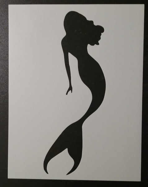 Free Free 120 Stencil Mermaid Silhouette Svg SVG PNG EPS DXF File