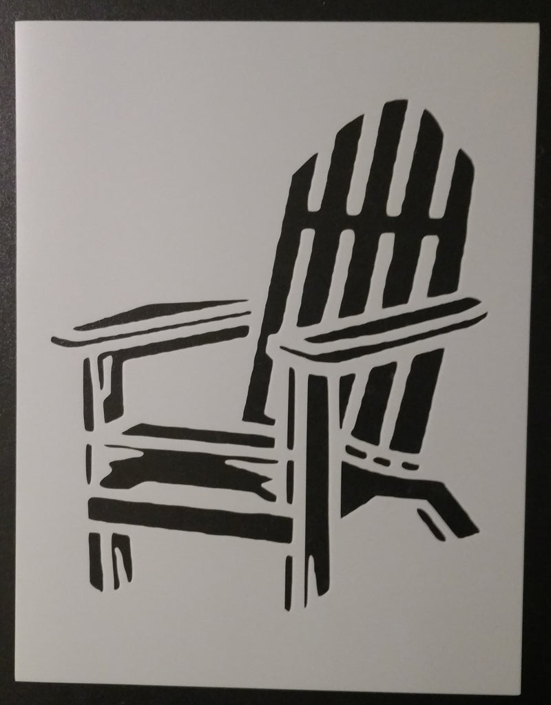 Adirondack Beach Chair - Stencil – My Custom Stencils