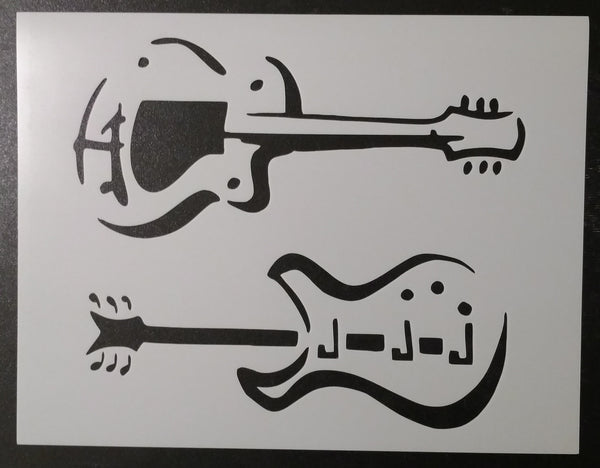 Guitars - Stencil – My Custom Stencils