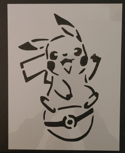 Pokemon Pikachu Custom Stencil – My Custom Stencils