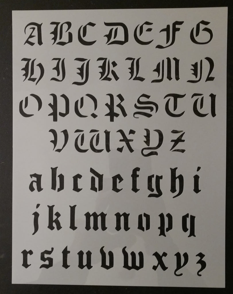old english font large old english font alphabet letters