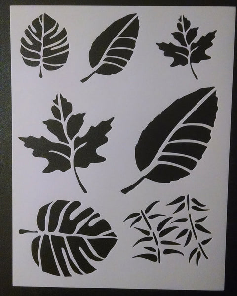 leaf-leaves-stencil-my-custom-stencils