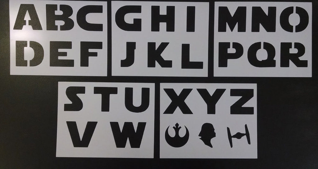 Verwonderend Star Wars Font Alphabet - 3