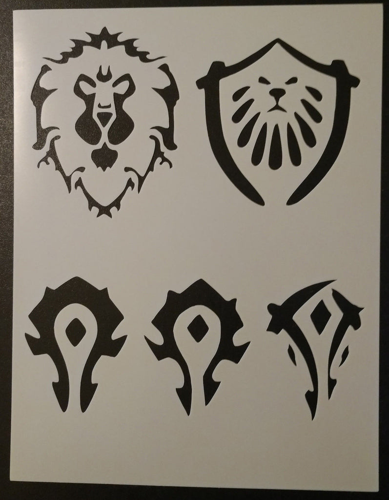 World Of Warcraft Wow Stencil My Custom Stencils 0544