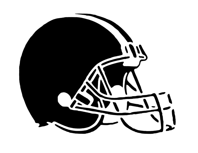 Cleveland Browns NFL Football Helmet Custom Stencil (Fast Free Shippin ...