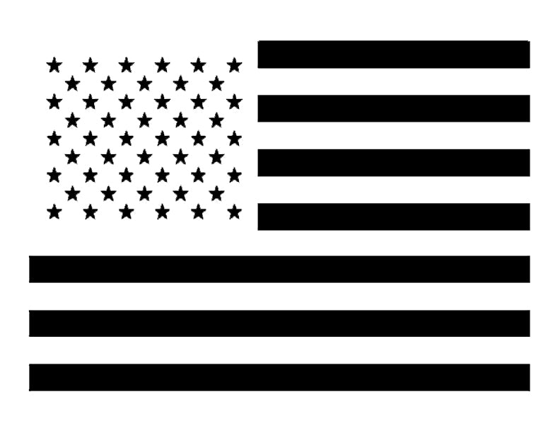 US American Flag - Custom Stencil – My Custom Stencils