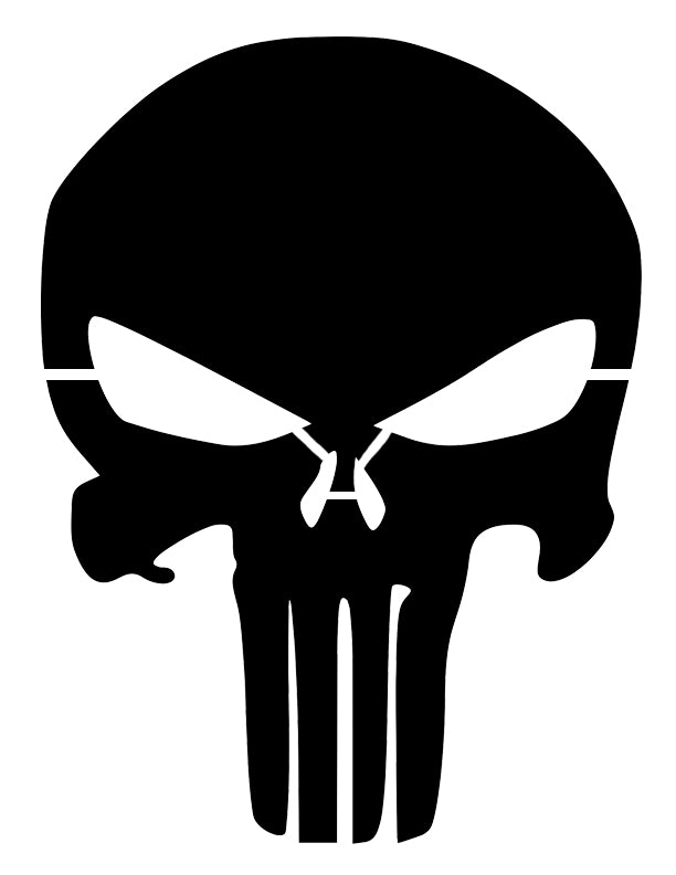 Punisher Skull Custom Stencil – My Custom Stencils