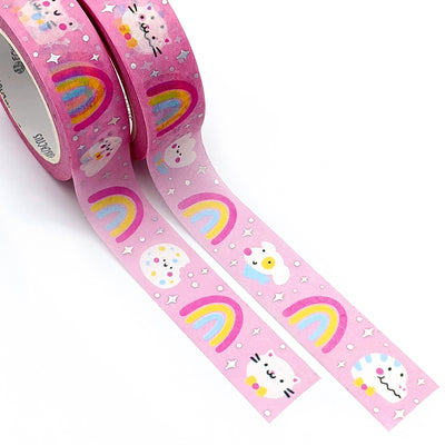 Celestial (Rainbow) Washi Tape (Holo Foil) – Fox and Cactus