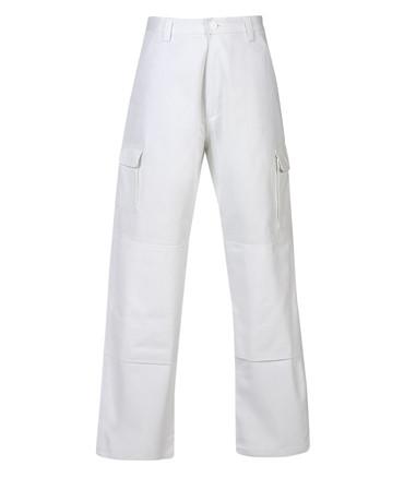 ProDec Painters Work Trousers Decorators Cargo White 100% Cotton Drill |  eBay