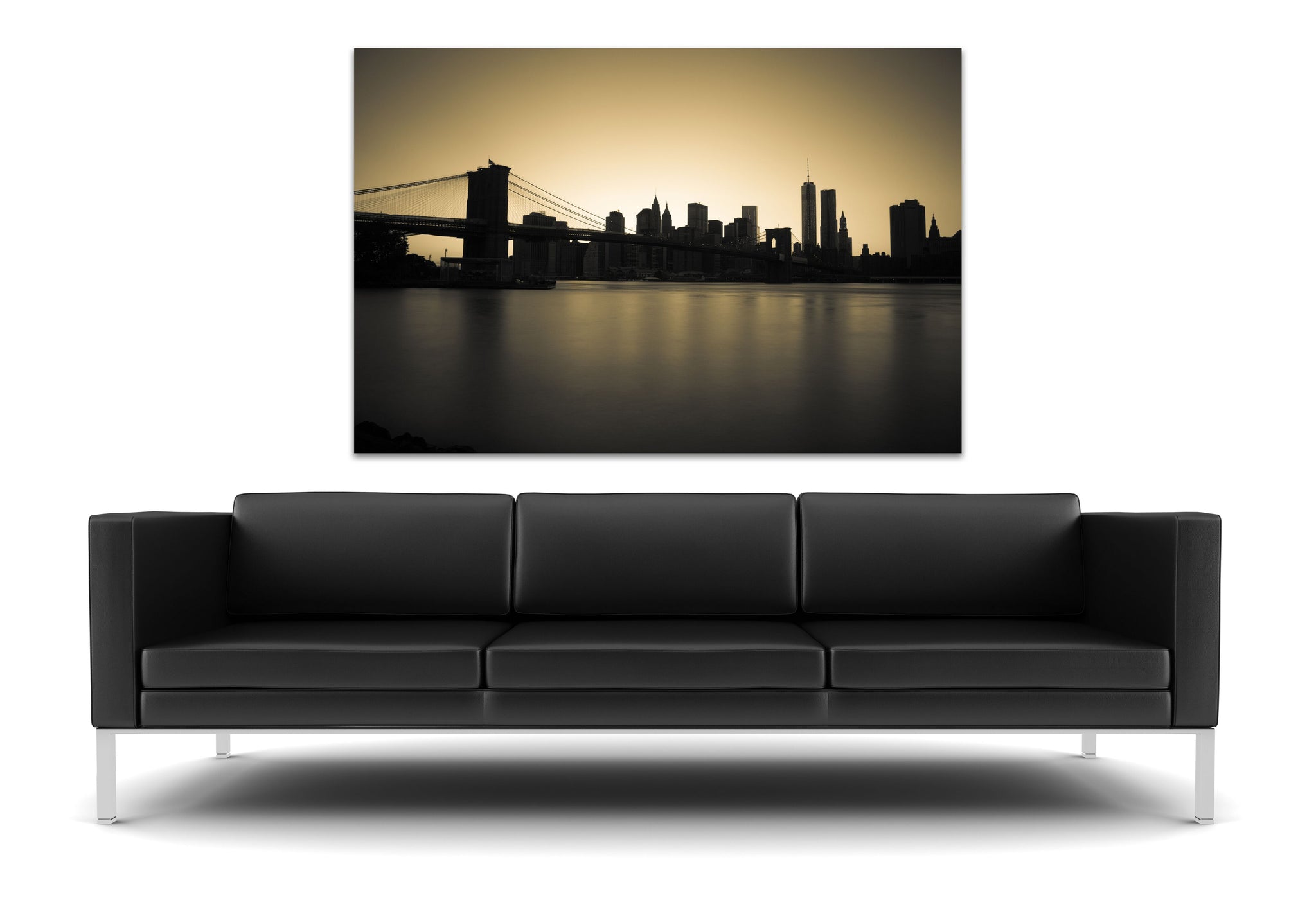 New York City Downtown Skyline Brooklyn Bridge Skyscaper Cityscape Can Craig Alexander Photography