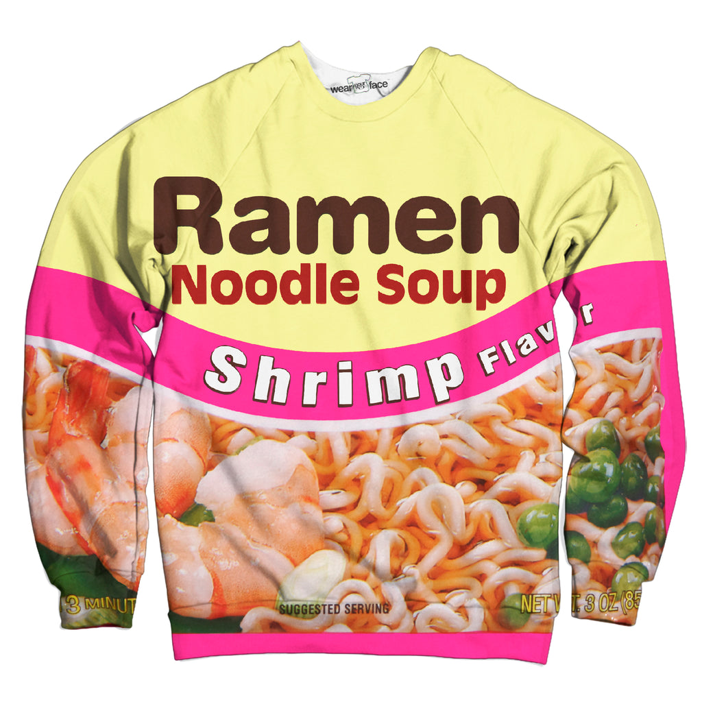 shrimp ramen noodle hoodie