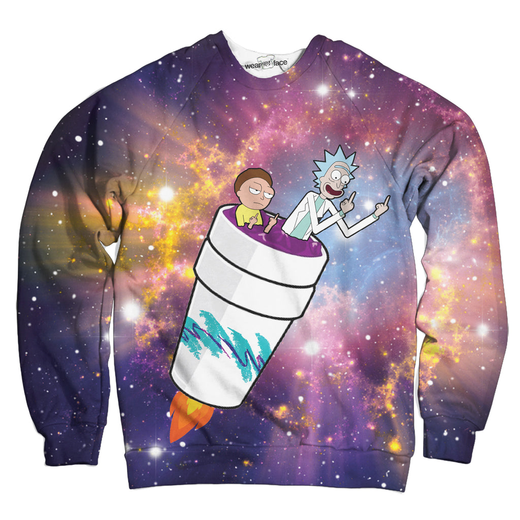 rick and morty galaxy hoodie