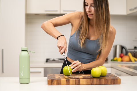 Nourish Your Body: Alexia making apple juice