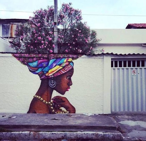 street art with nature