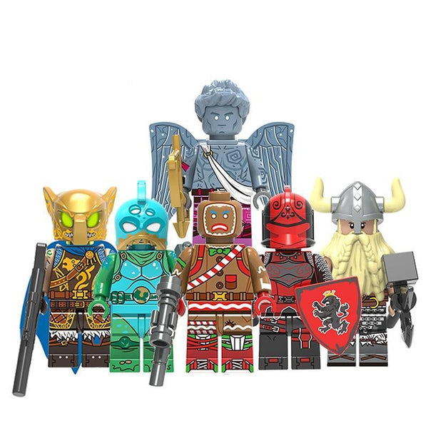 fortnite lot de 6 minifigures fortnite skin compatible lego - fortnite lego toys