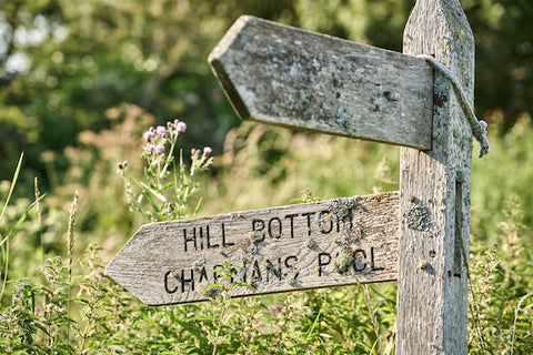 Wooden signpost