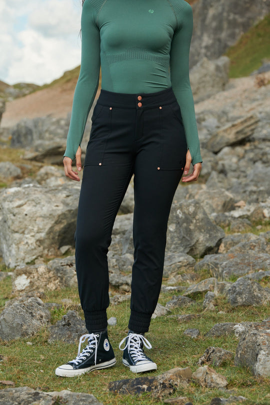 ACAI Softshell Leggings, Black at John Lewis & Partners