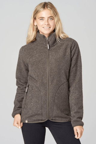 The Outdoor Full Zip Fleece - Fossil